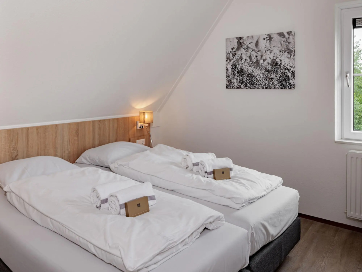 Restyled villa with sauna, in a holiday park, 400 m. from the beach