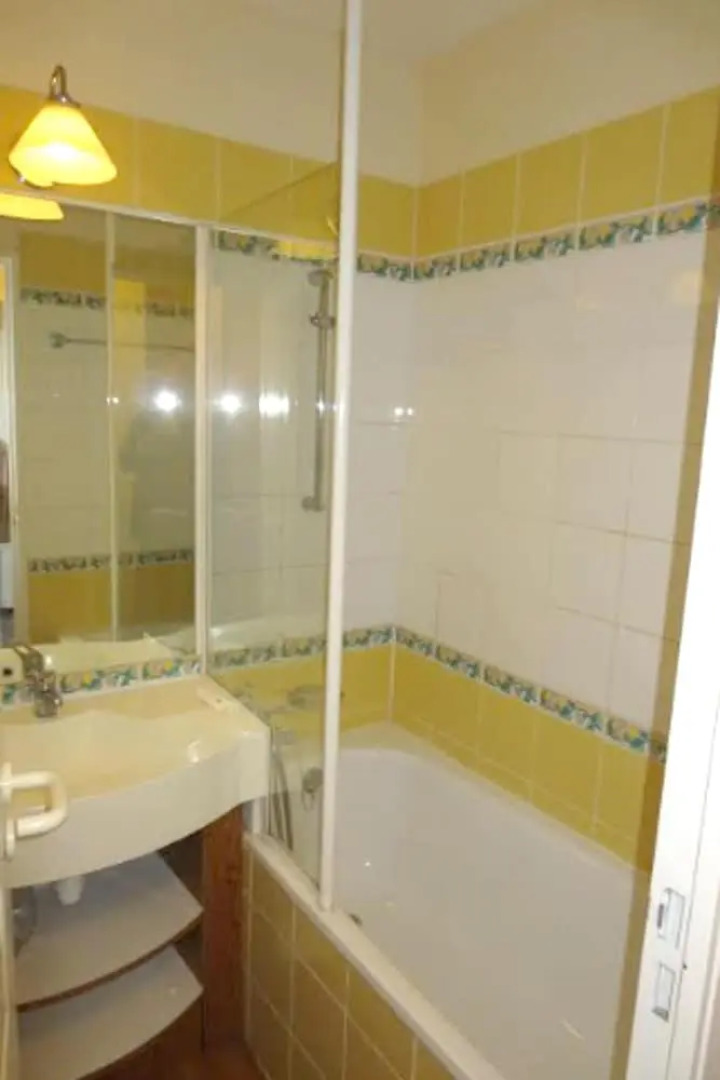 Apartment With one Bedroom in Valmeinier, With Wonderful Mountain View, Shared Pool and Furnished Garden