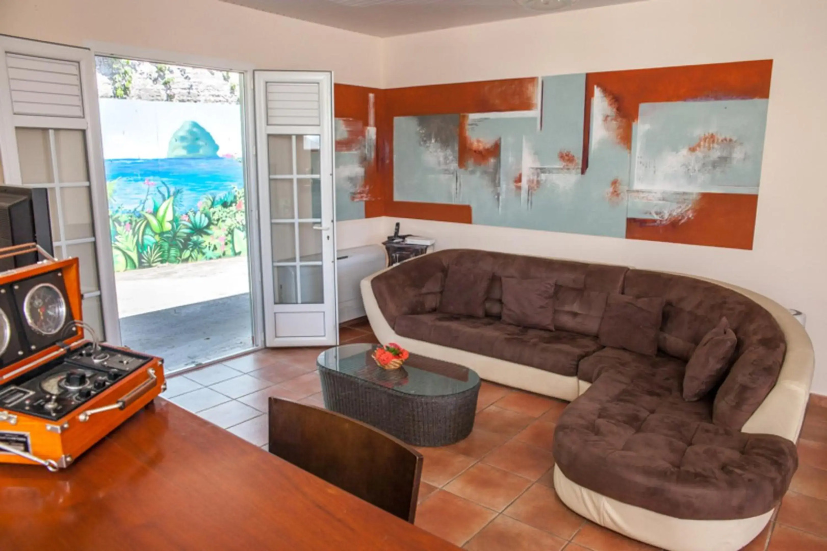 Villa de 3 chambres avec vue sur la mer piscine privee et jardin clos a Le Diamant a 1 km de la plage