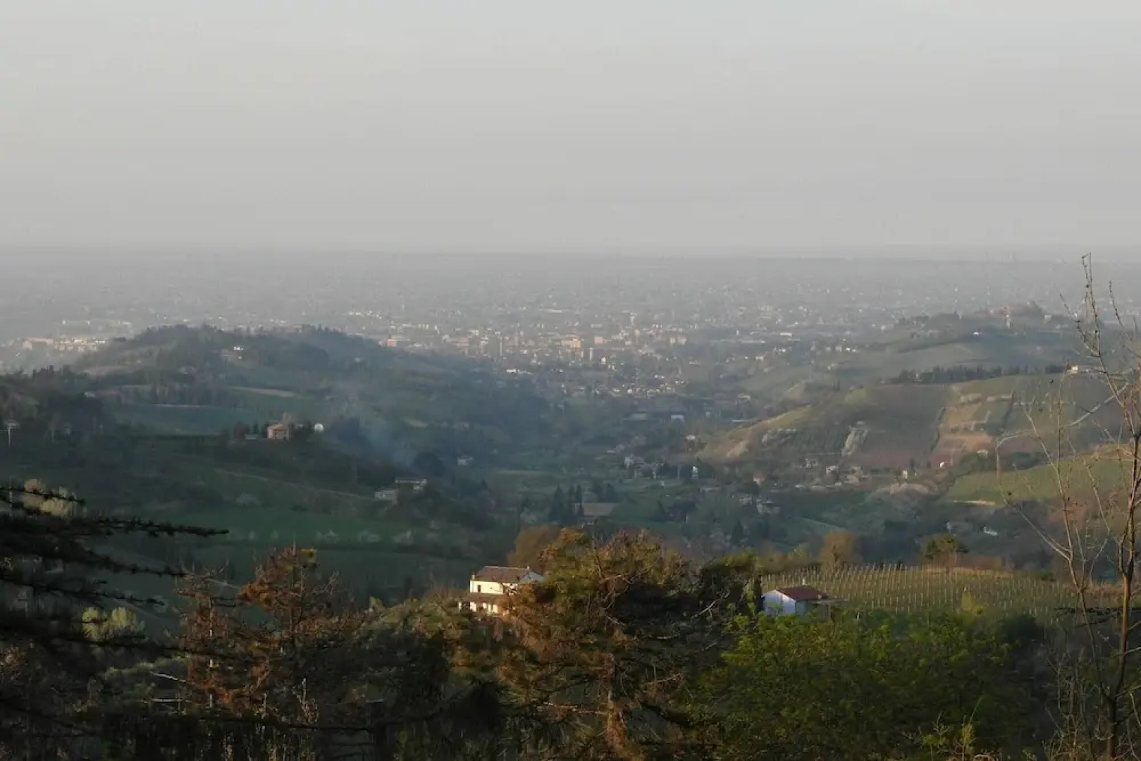 Villa With a View of the Coast, on the top of a Hill in the Middle of a Forest