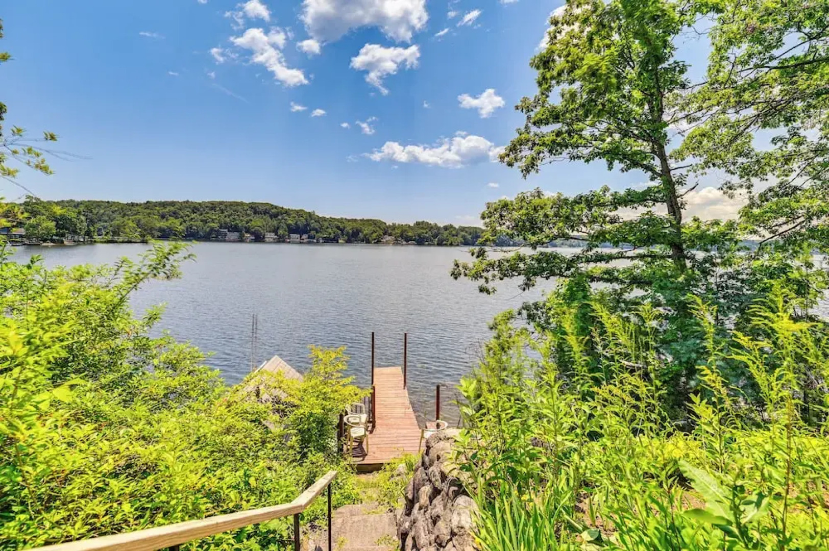 Quiet Cabin on Glen Lake w/ Boat Dock & Deck!
