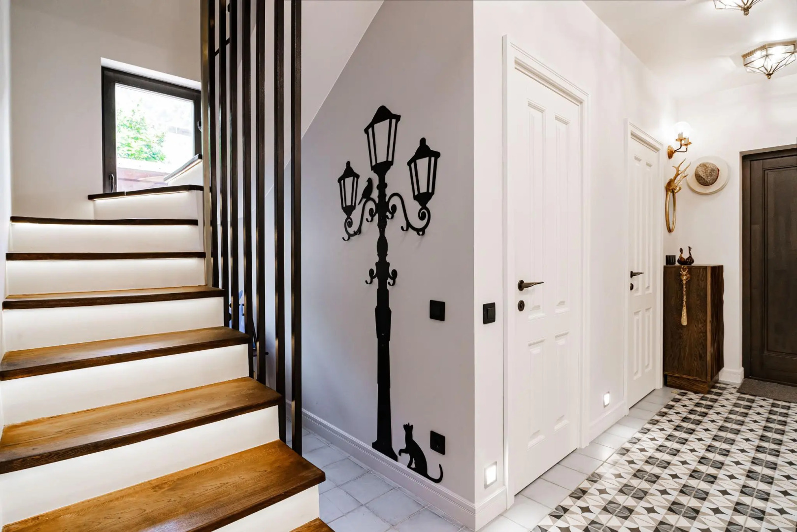 Шале Камин в снегах