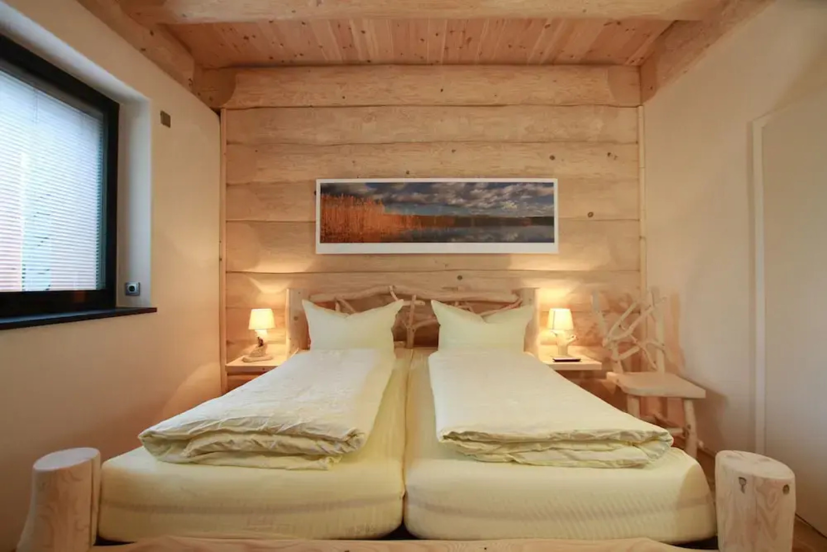 Kanadisches Blockhaus am Plauer See