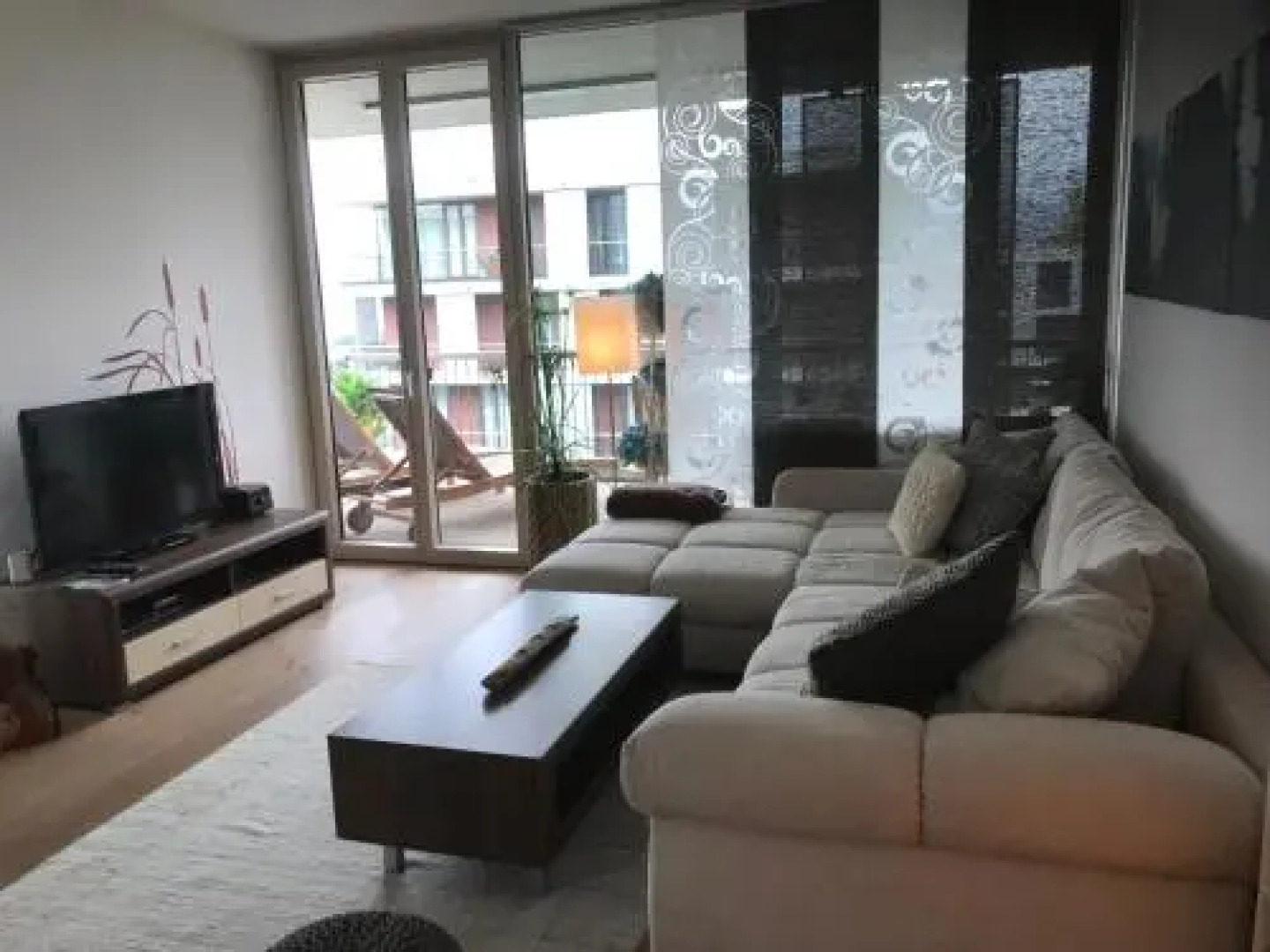 Apartment pool and lake