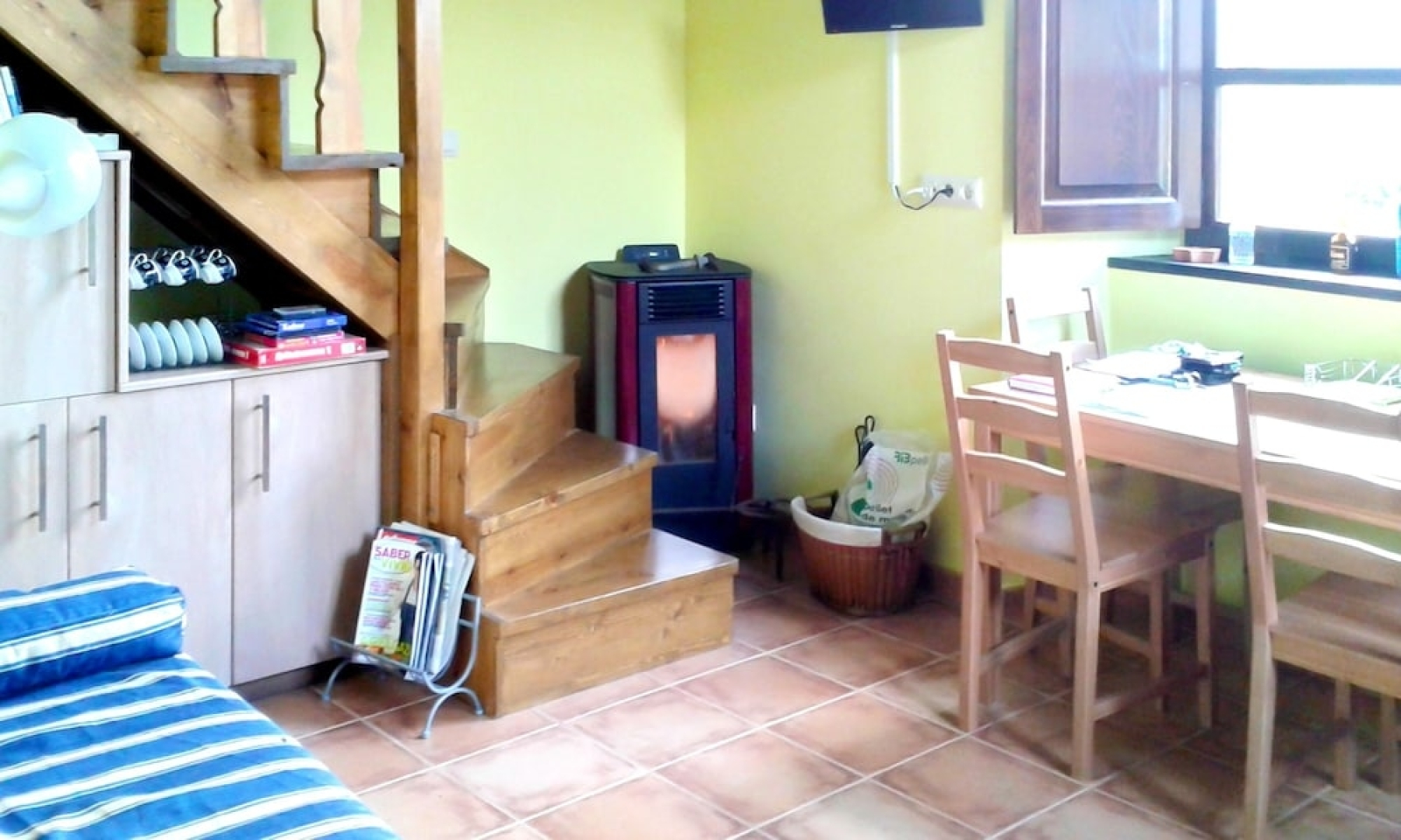 2 bedrooms house with furnished garden and wifi at Grandas de Salime