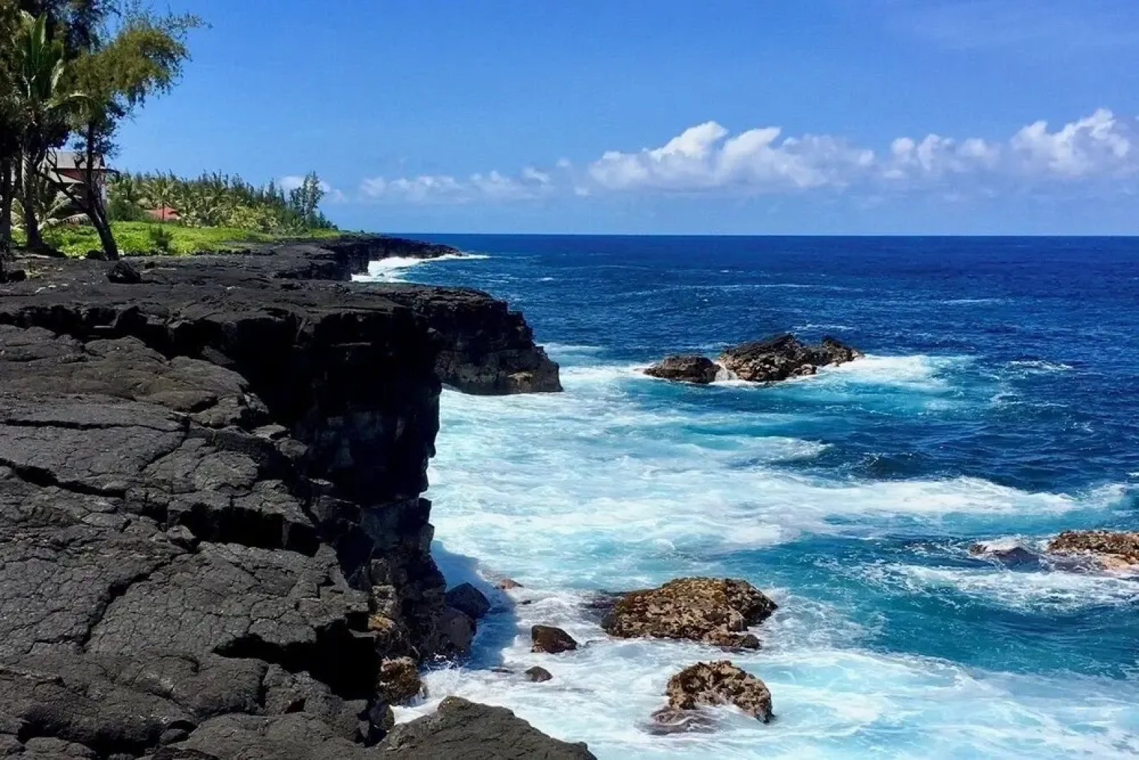 Direct Oceanfront, Big Island Home