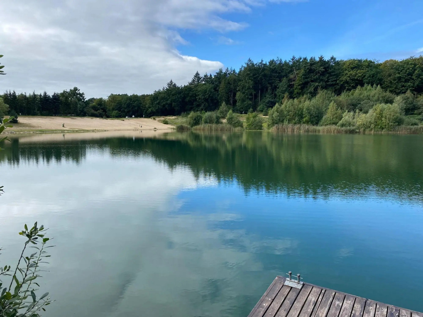 Holiday homes by the lake in the Geesthof holiday park, Hechthausen