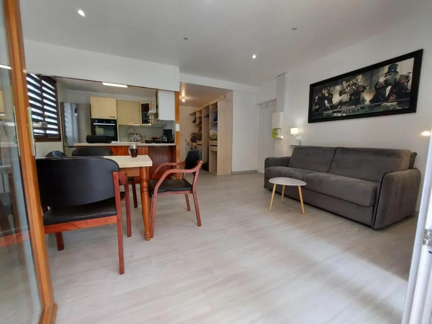 Rare, cosy studio terrasse au coeur de St-Jorioz