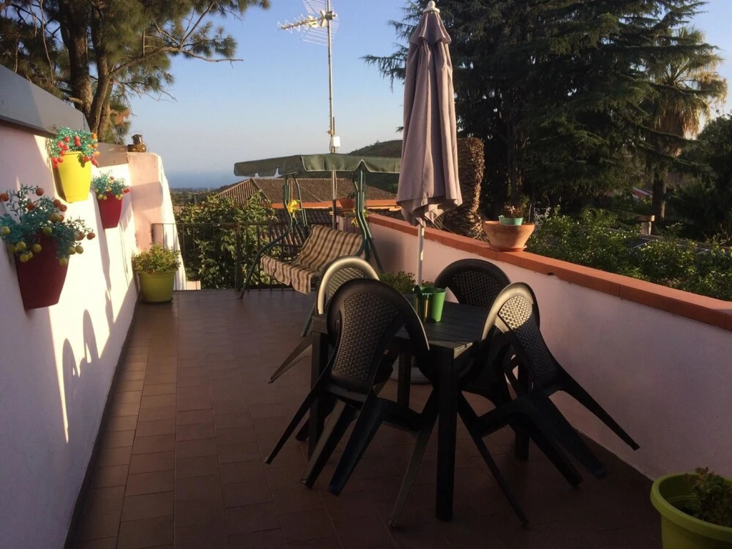 Apartment With one Bedroom in Pedara, With Wonderful sea View and Furn