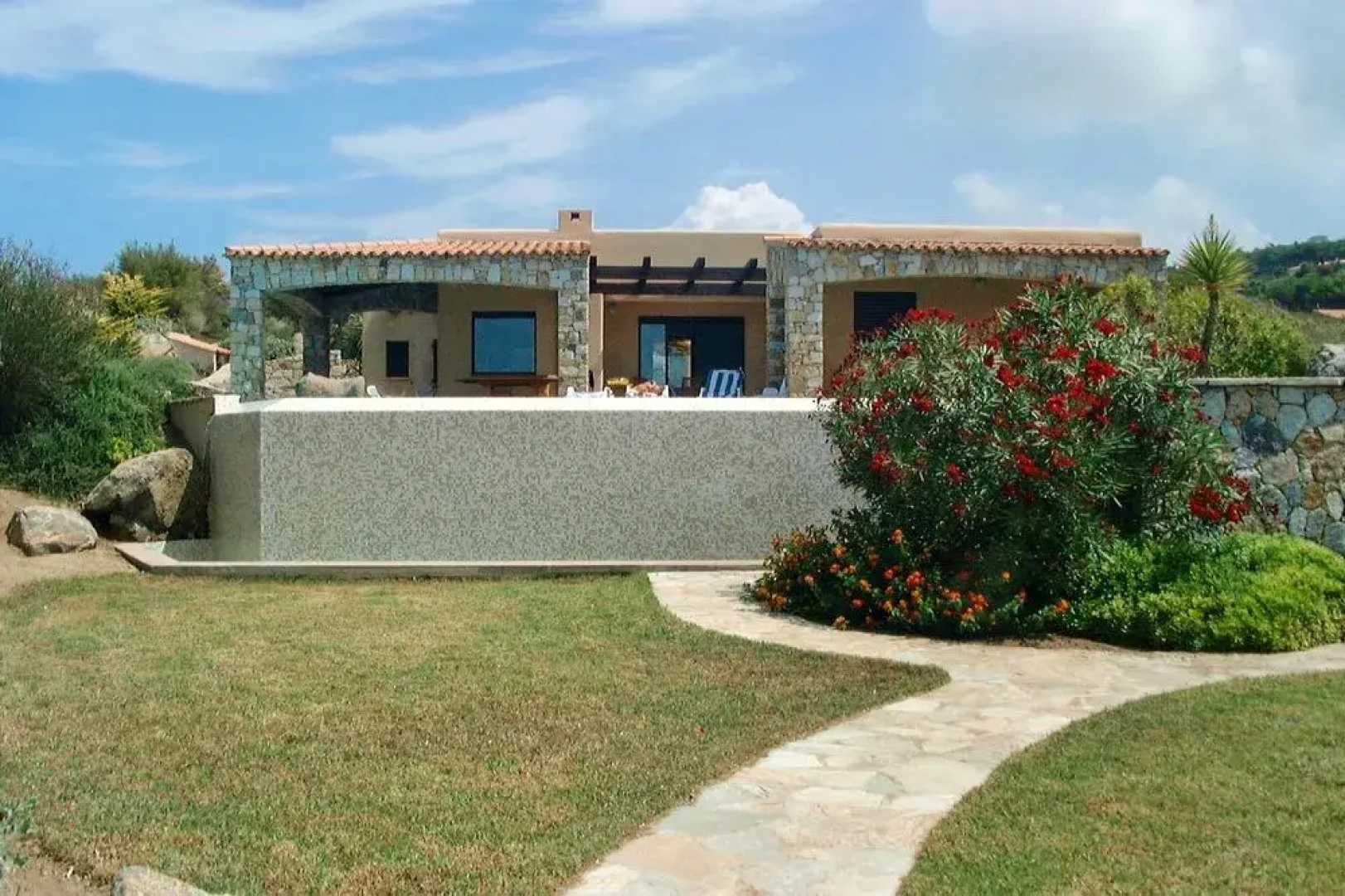 House With 4 Bedrooms In Corbara, With Wonderful Sea View, Private Pool, Enclosed Garden - 160 M From The Beach