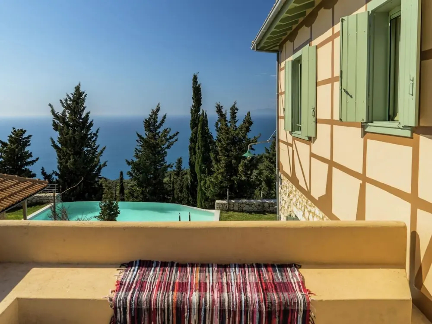 Charming, Warm Vacation Home, Private Pool, Privacy and Seaview, West Lefkas