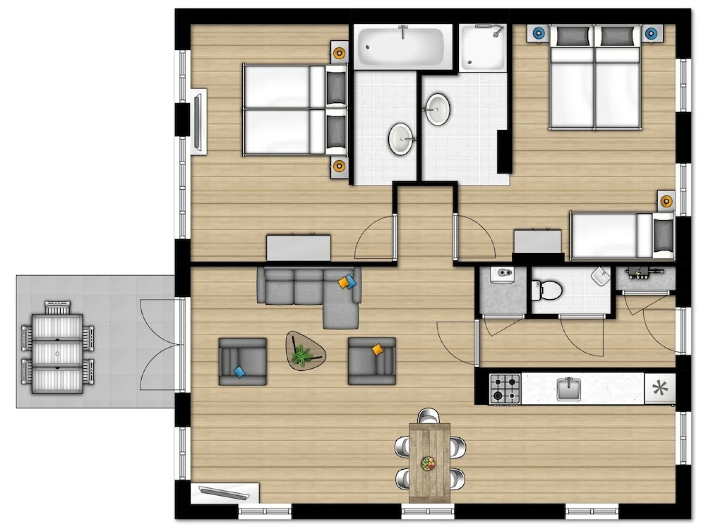 Pet-friendly Garden Getaway