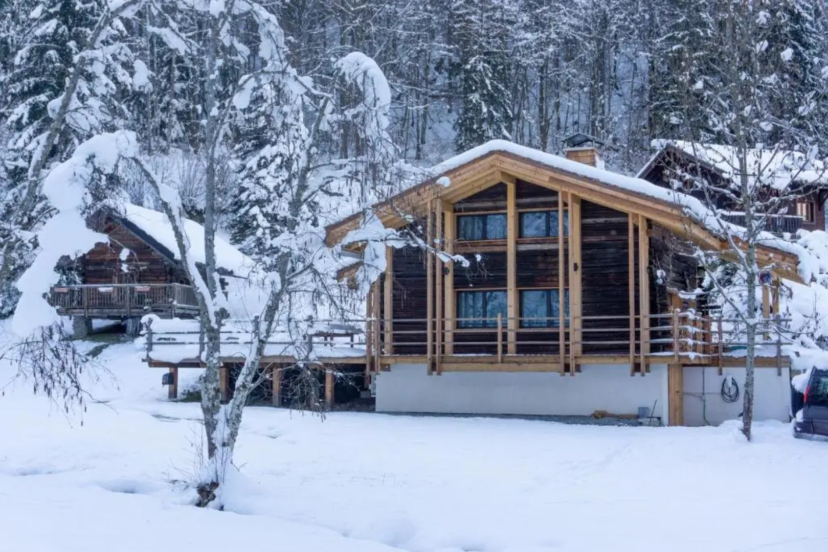 Chalet L'Oratoire with huge garden