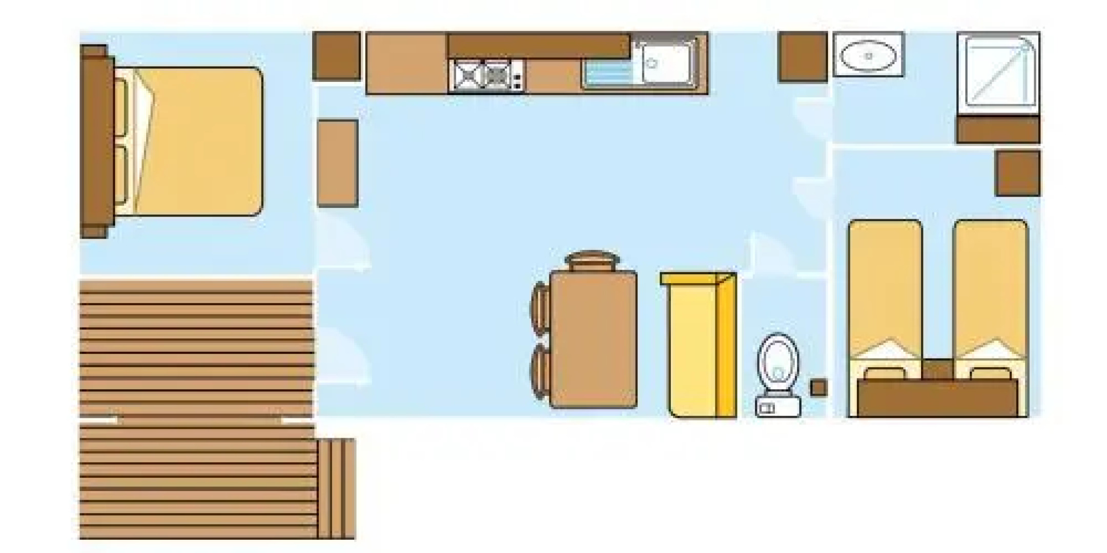 Mobil home XXL - Camping Les Viviers