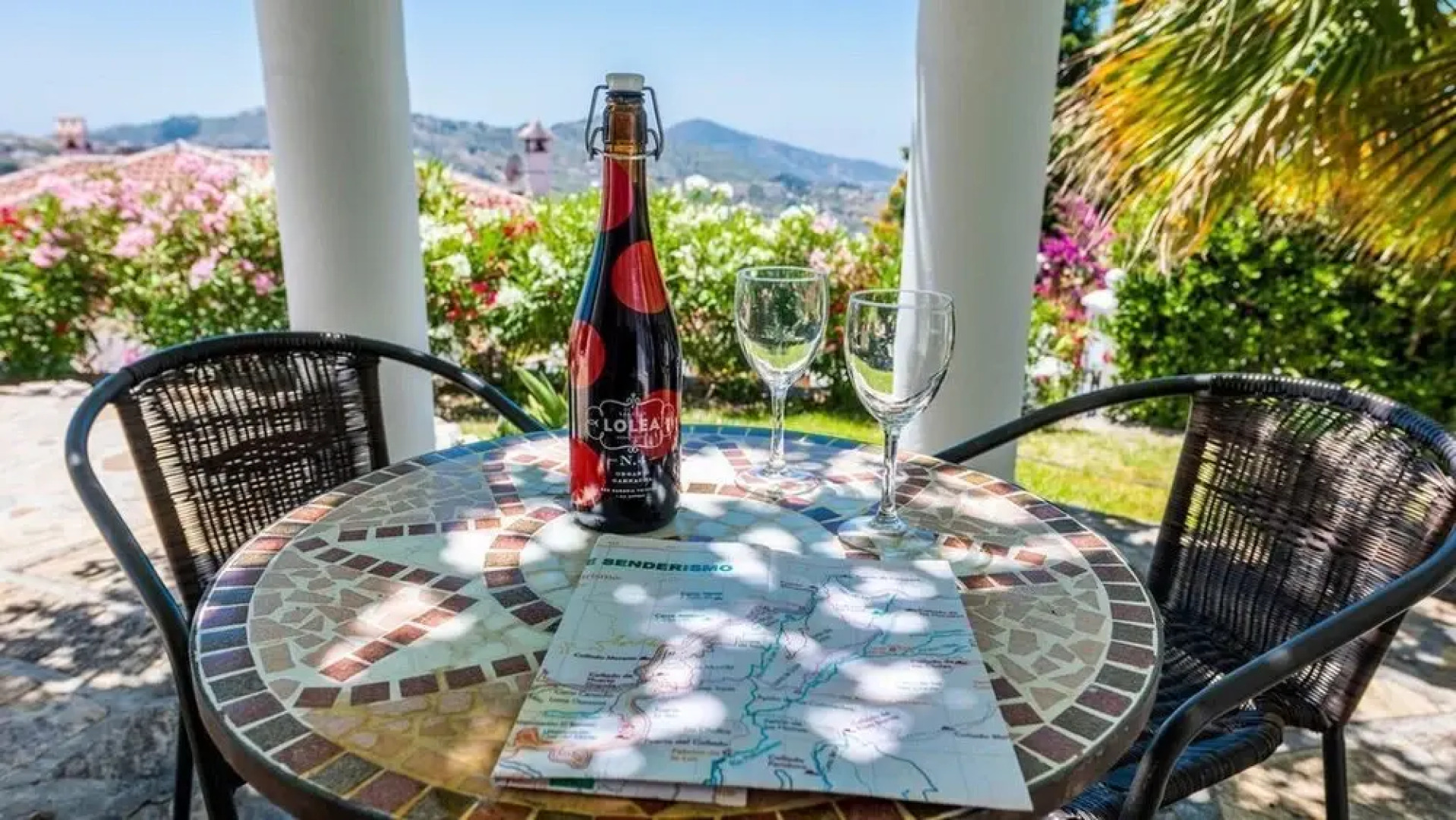 Casa Rural Cómpeta Piscina Barbacoa y Vista