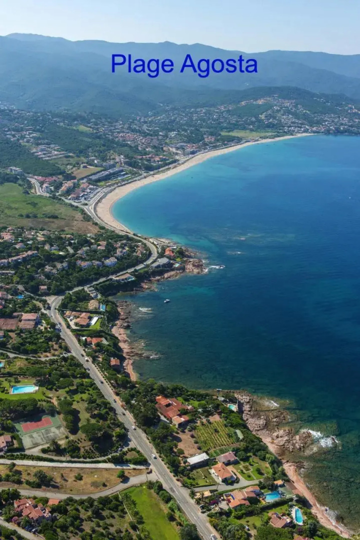 Vue mer panoramique plage 30m. Porticcio