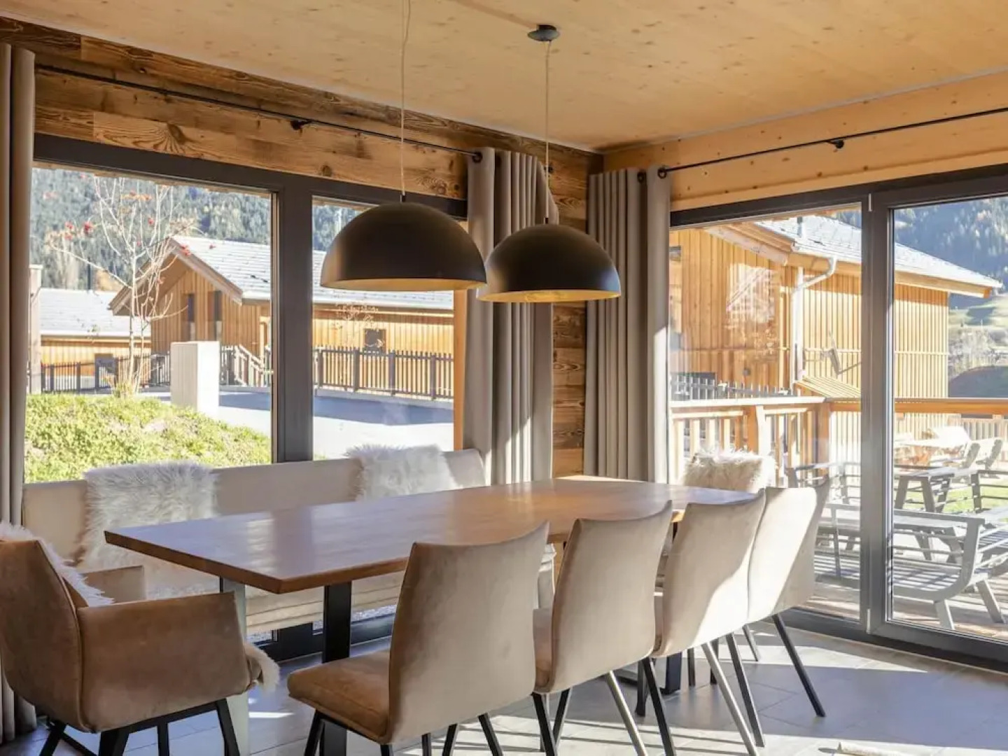 Chalet by the ski Lift With Balcony and Sauna