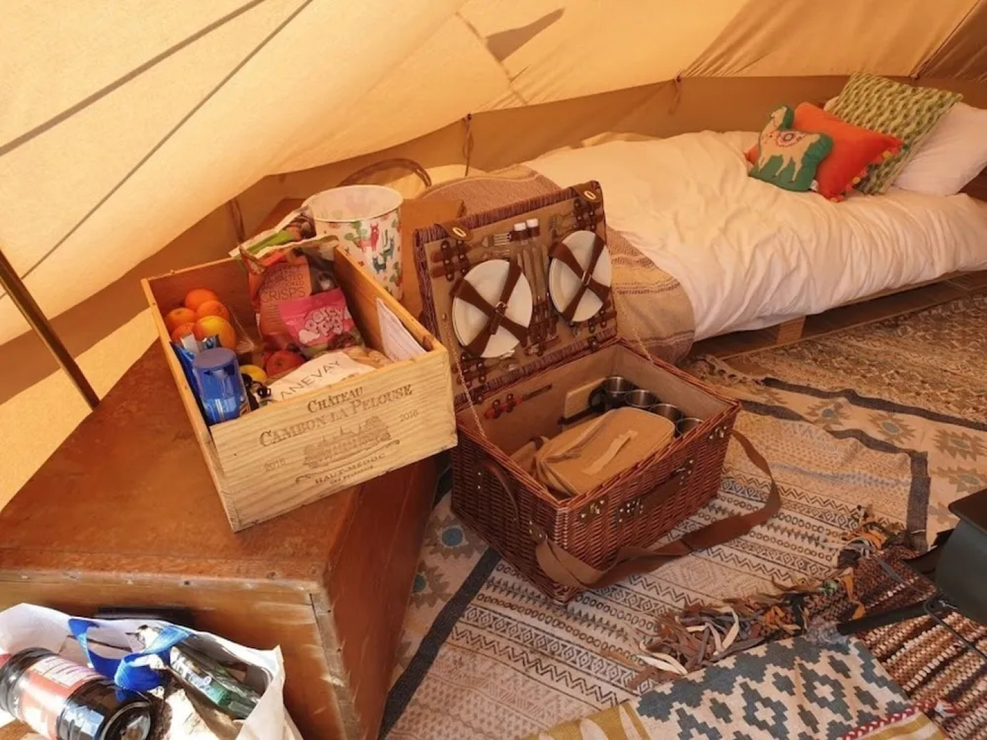 Whispers the Wind Bell Tent Hang Out Zone