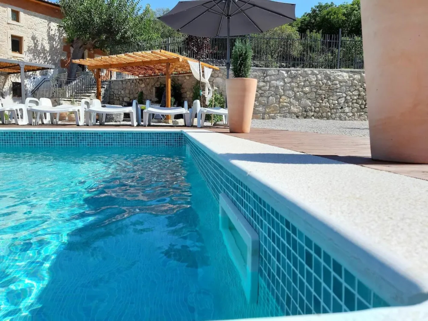 Villa With 3 Bedrooms in Ripenda Verbanci, With Wonderful Mountain View, Private Pool, Enclosed Garden - 5 km From the Beach