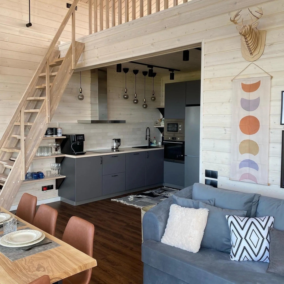 Дом с панорамным видом на Волгу