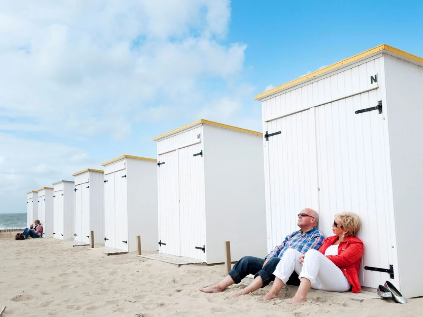 Detached villa with terrace heater, 400 m. from the beach