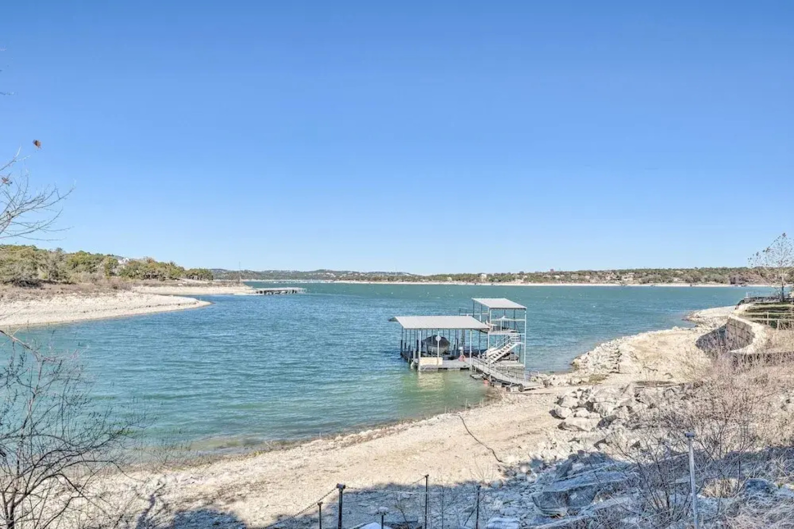 Covered Deck & 2-story Dock: Lake Travis Home!