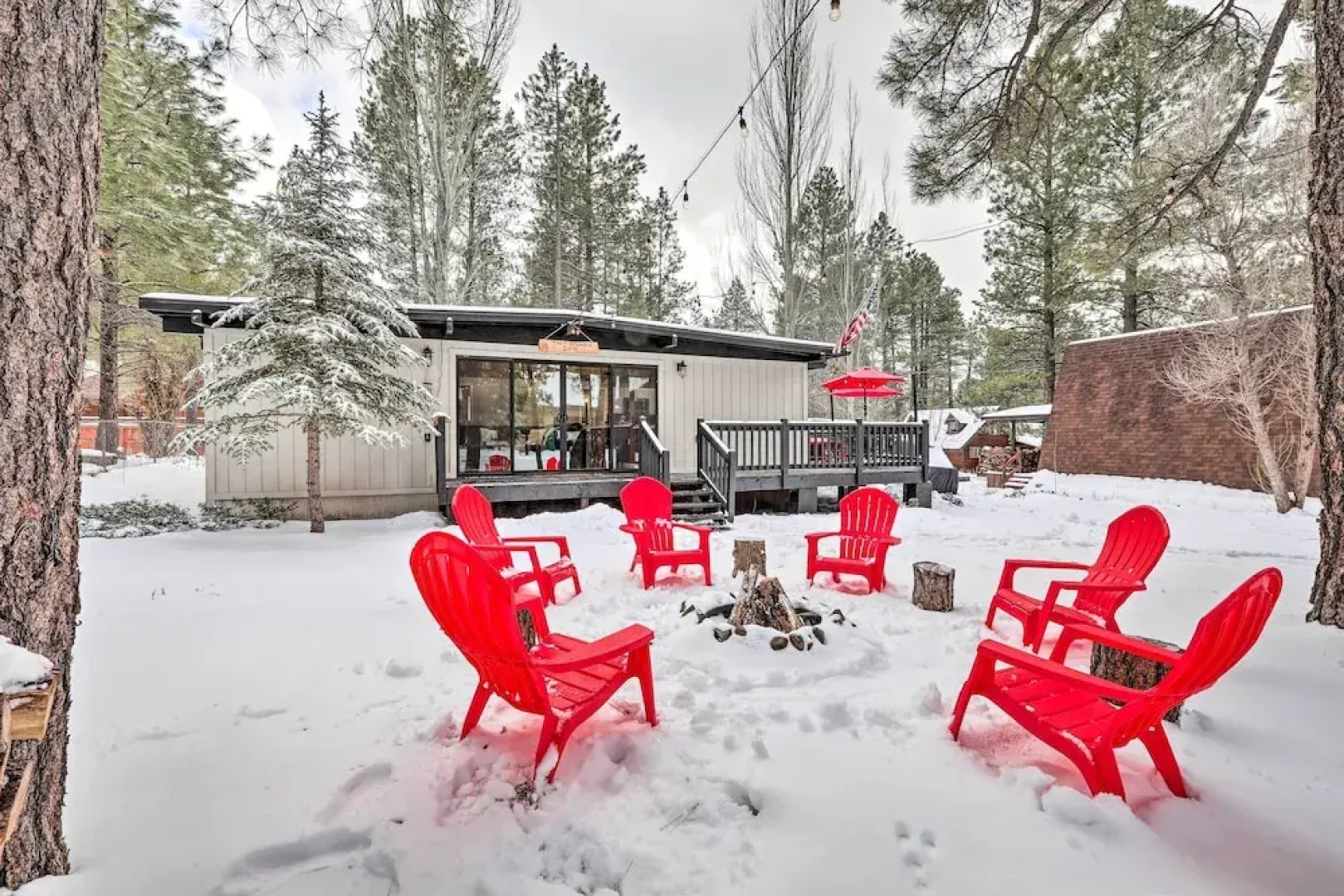 Fire Pit + ATV Trail Access: Munds Park Cabin!