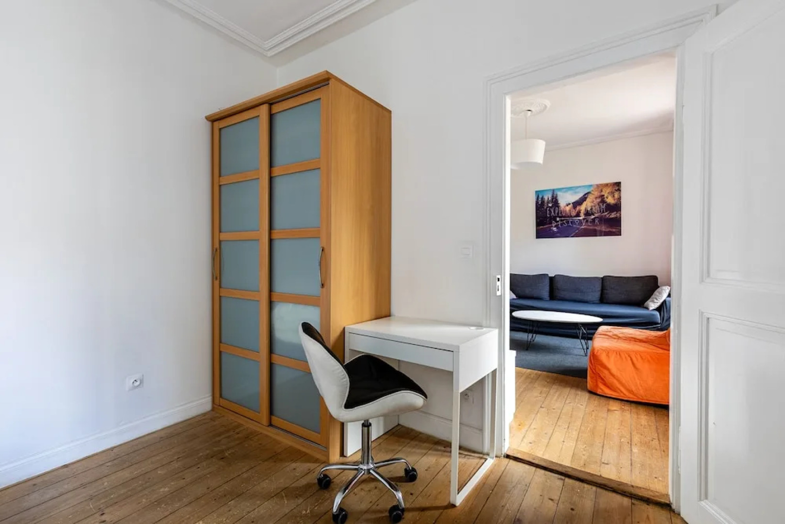 2 chambres avec garage