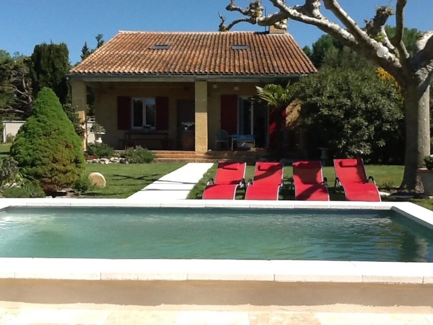 Villa With 3 Bedrooms in Velleron, With Private Pool, Enclosed Garden