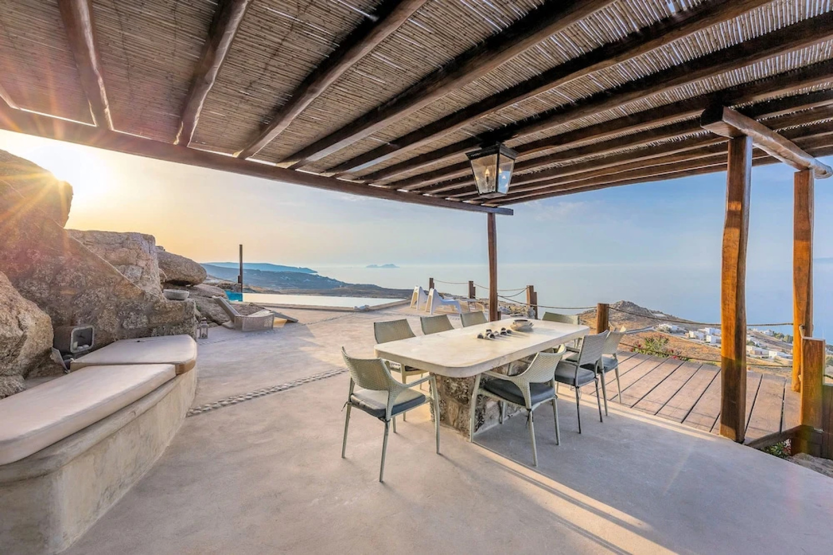 Seaview Villa Galanos at Kalafatis Beach