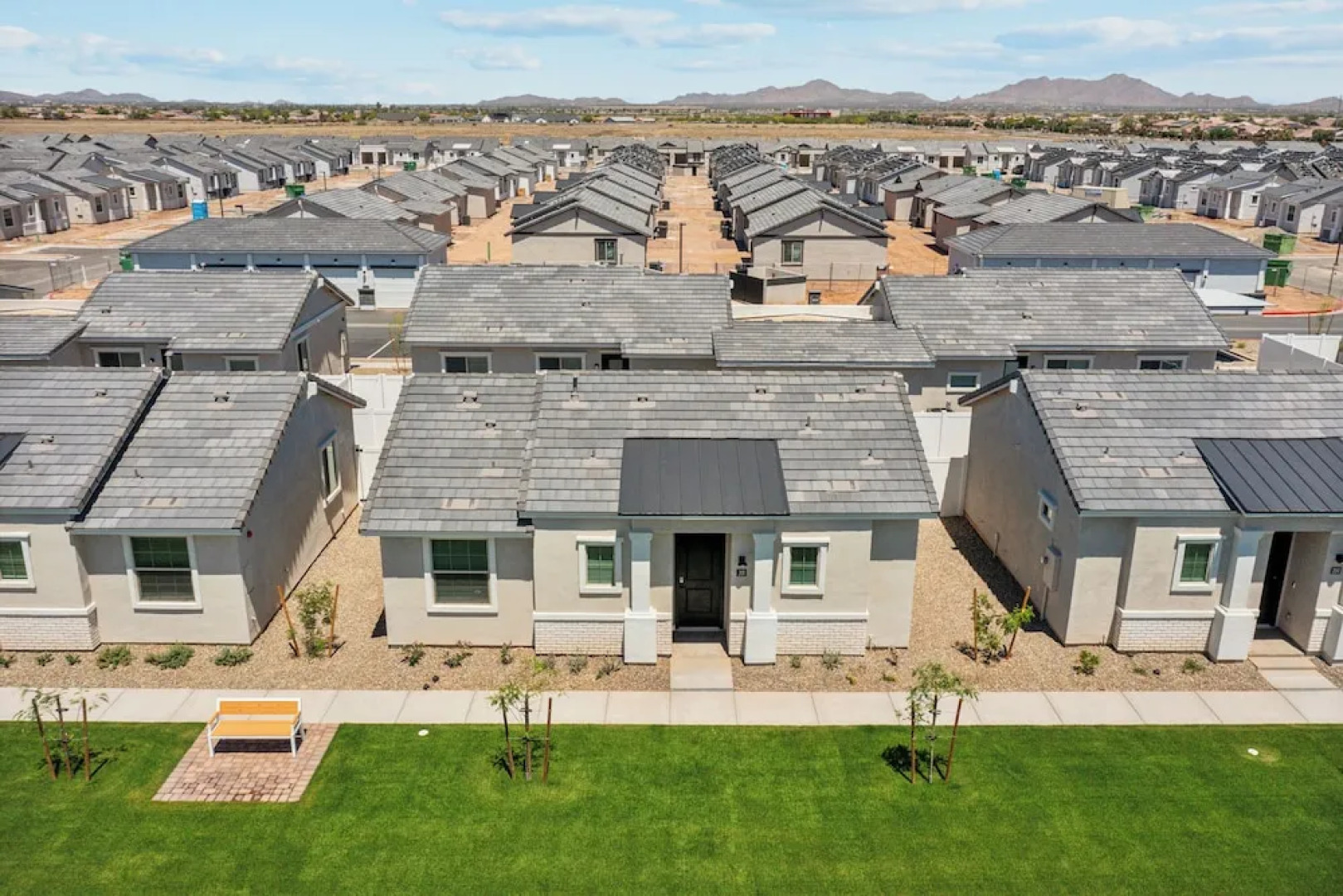 Gleaming Contemporary Home Pool  BBQ