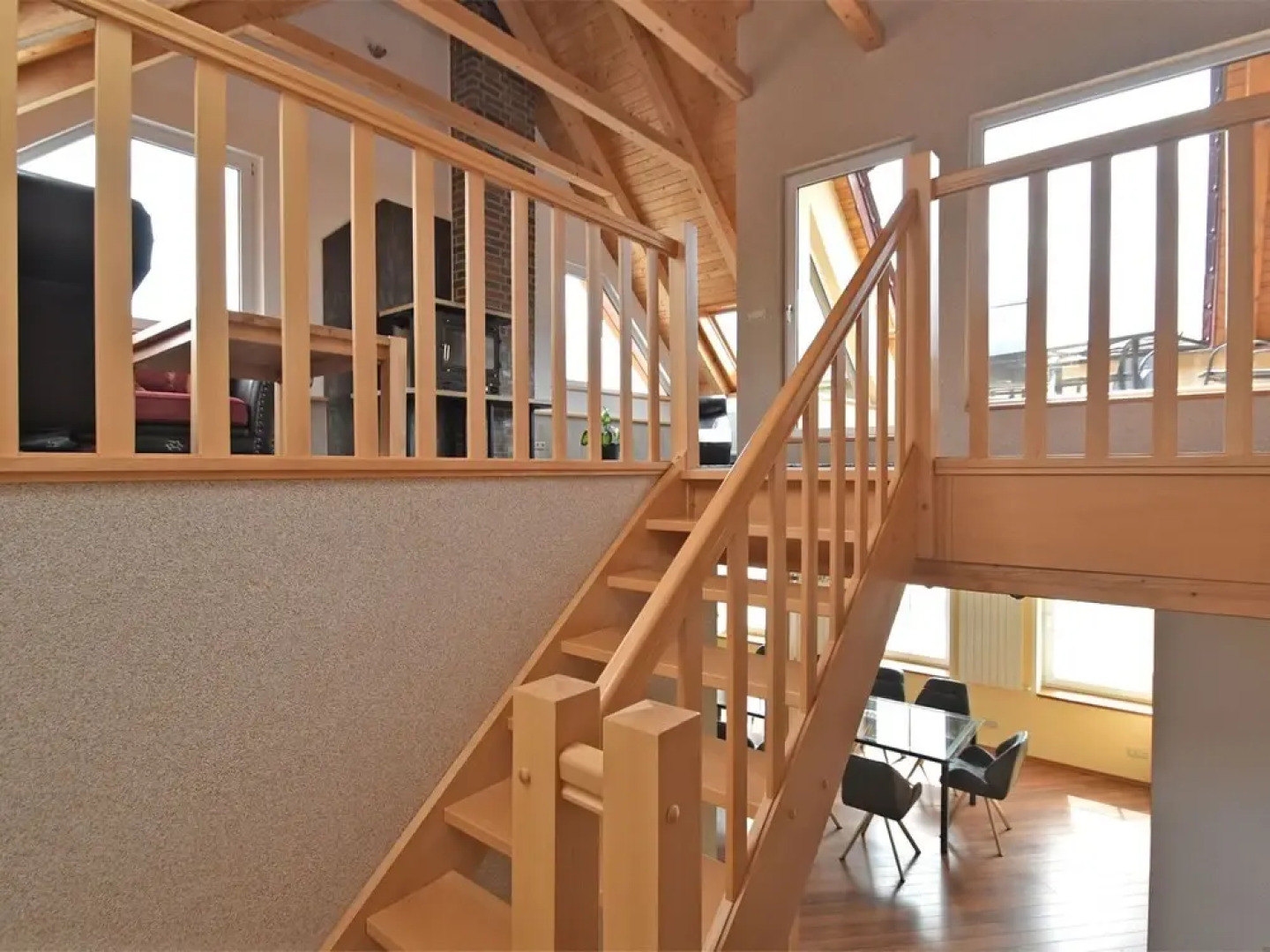 Large Apartment in the Harz With Private Entrance, Fireplace, Garden and Roof Terrace