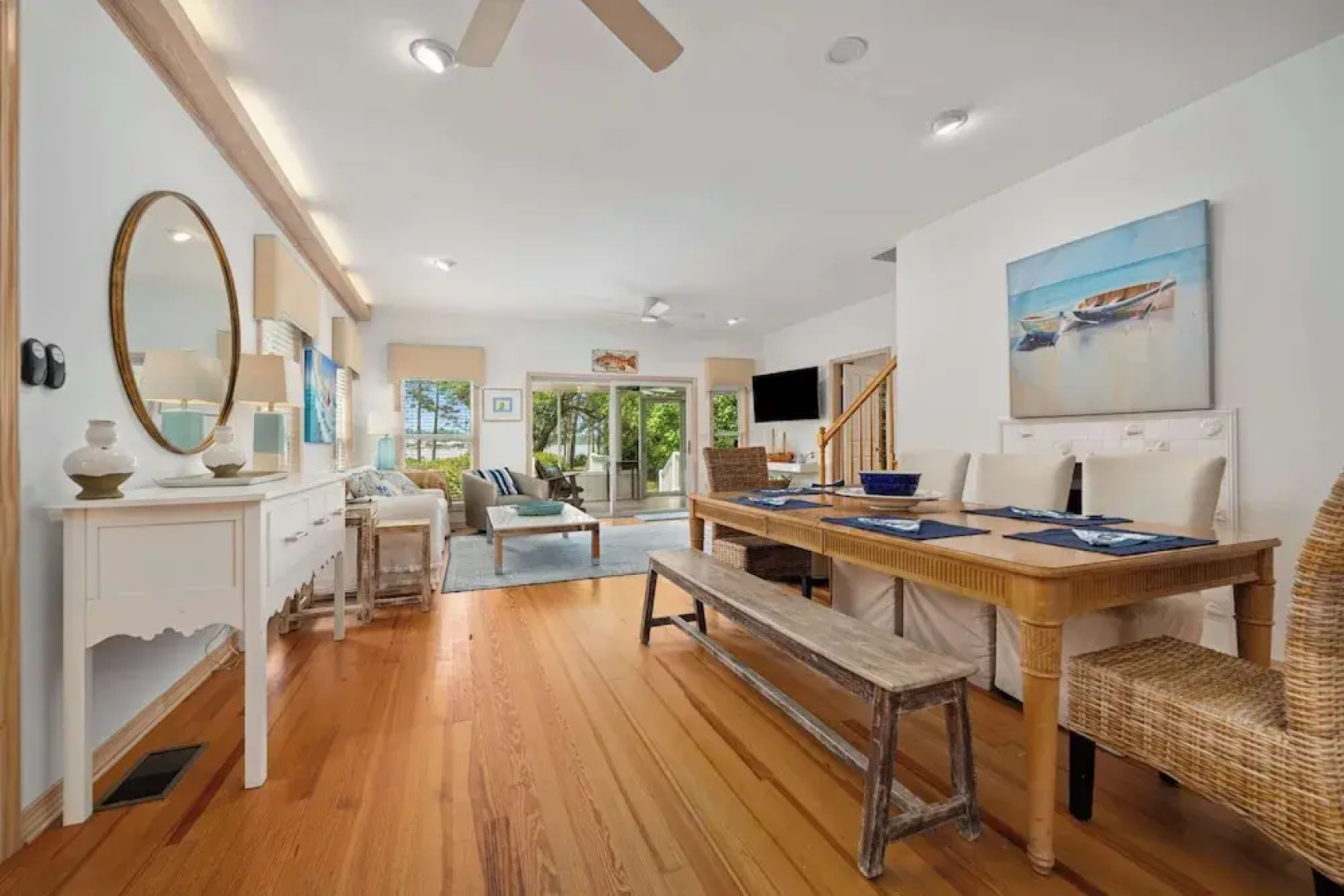 Secluded Waterfront Retreat for 23 Dock, Pets OK