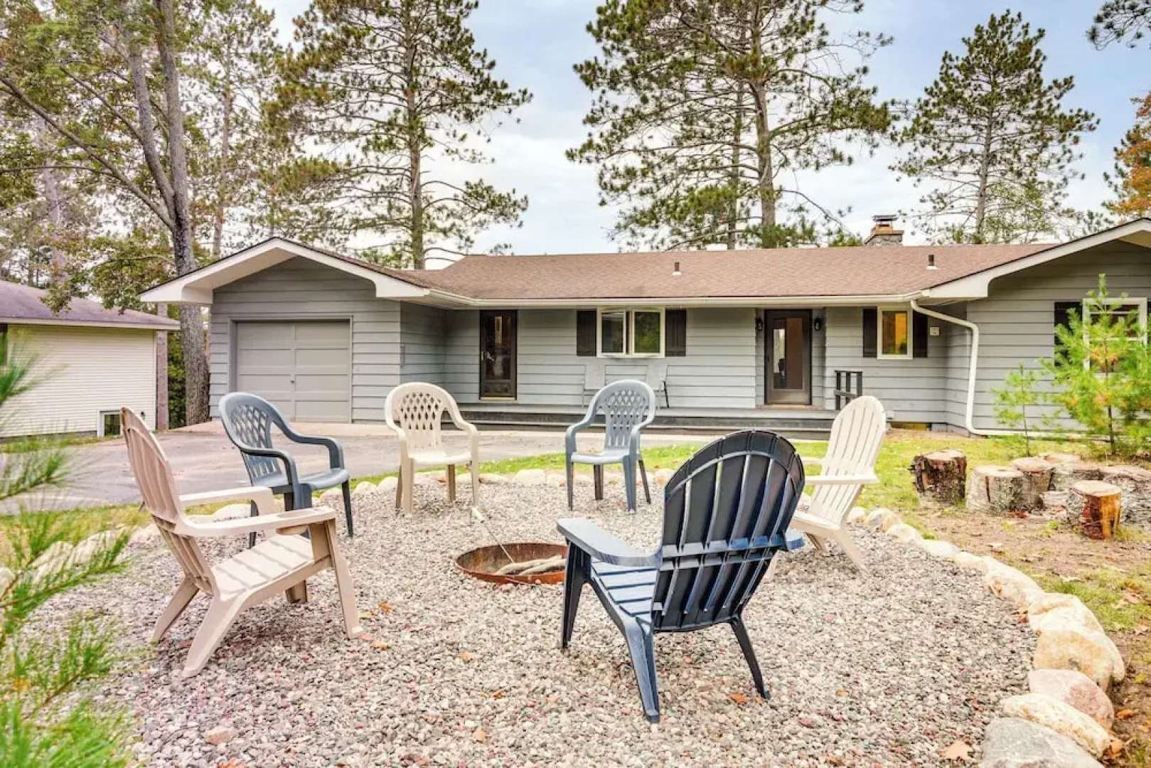 Lakefront Home w/ Fire Pit in Eagle River