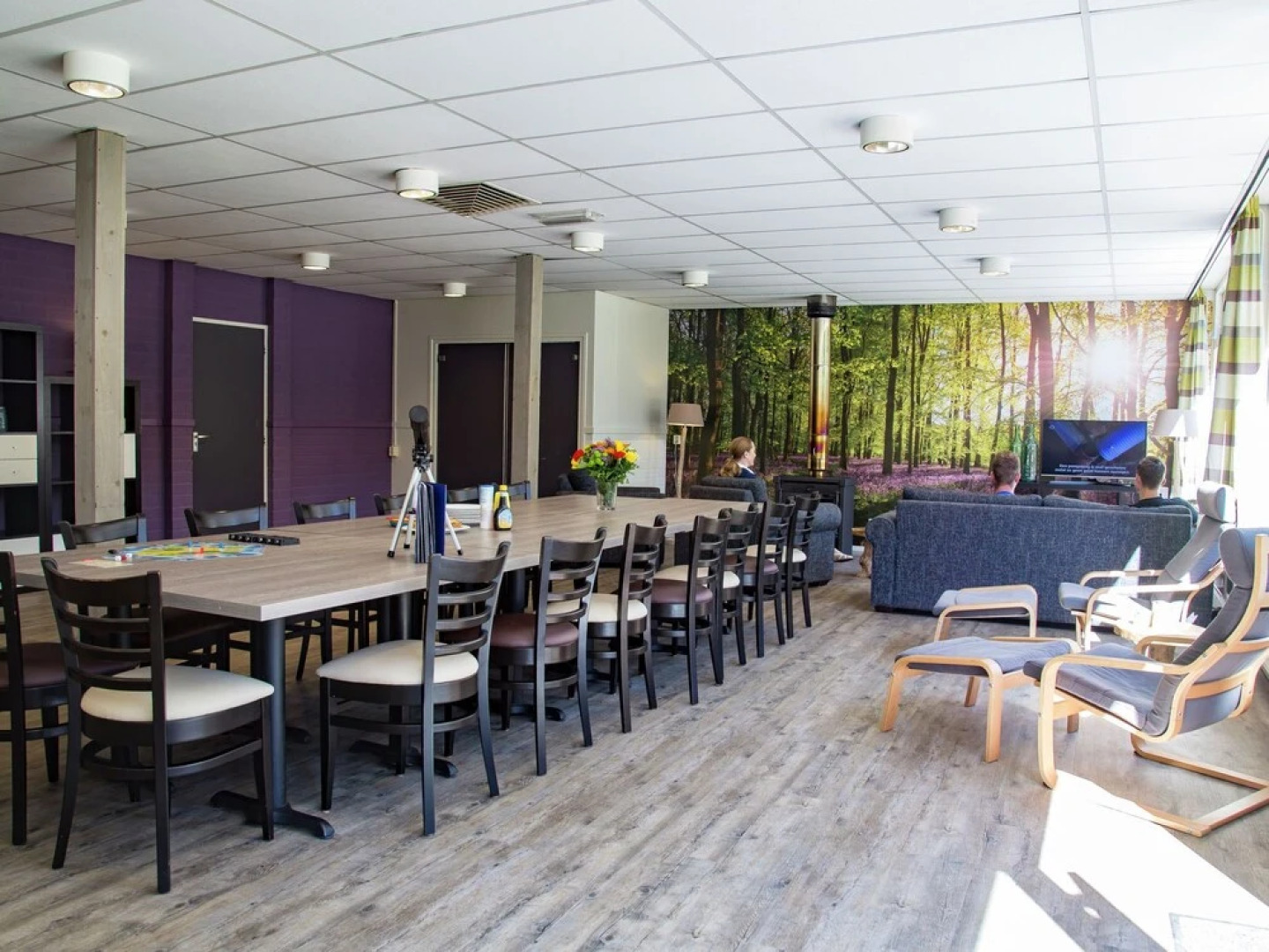 Group Accommodation Near Assen With Barbecue and Fireplace