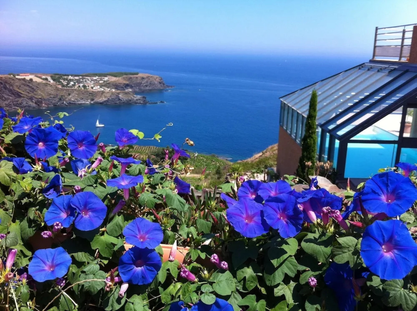 Studio in Cerbère, With Wonderful sea View, Furnished Terrace and Wifi