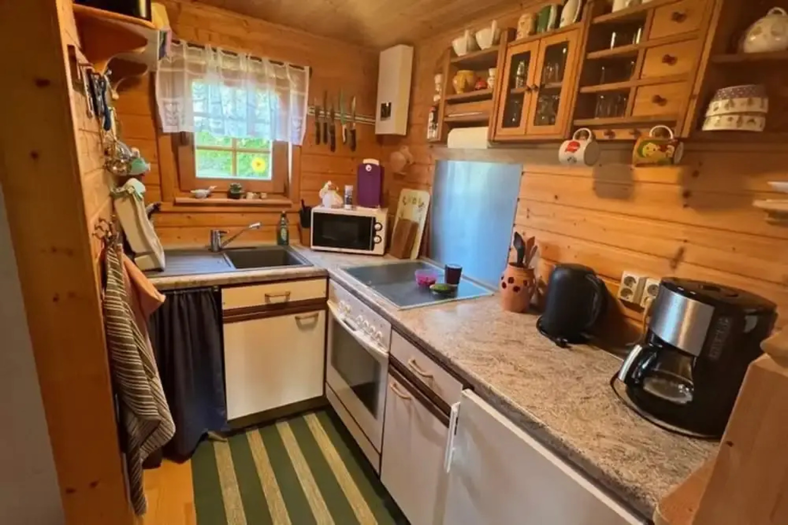 Log Cabin Near Baltic Sea Lighthouse