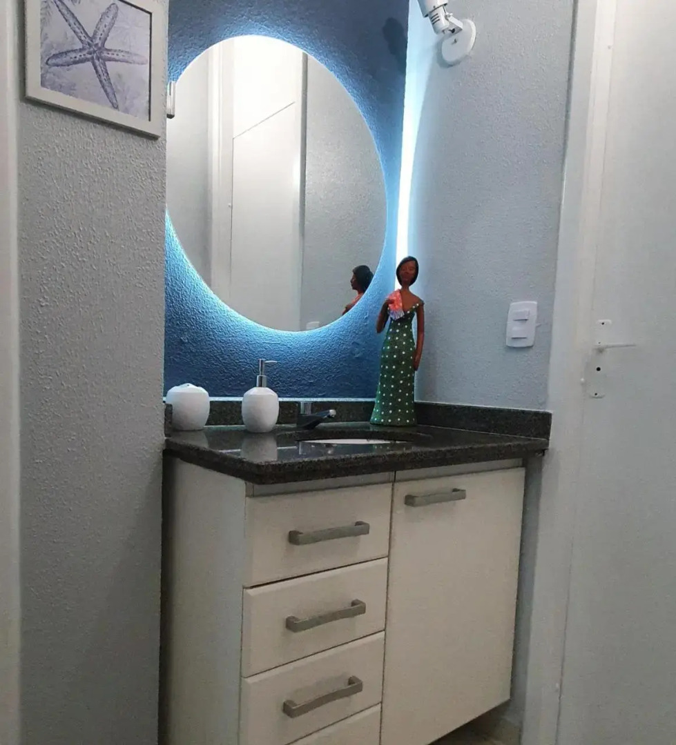 Apto Resort Cambuhy frente Mar até 6 pessoas