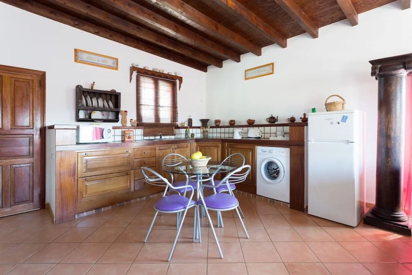 Casas Pilar, Aurora y Tarabilla en finca ecológica