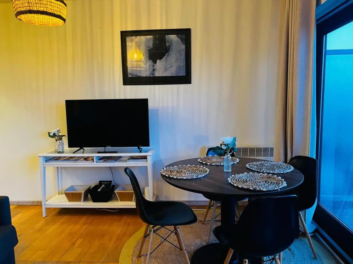 La perle du Nord studio met meer, strand en zwembad