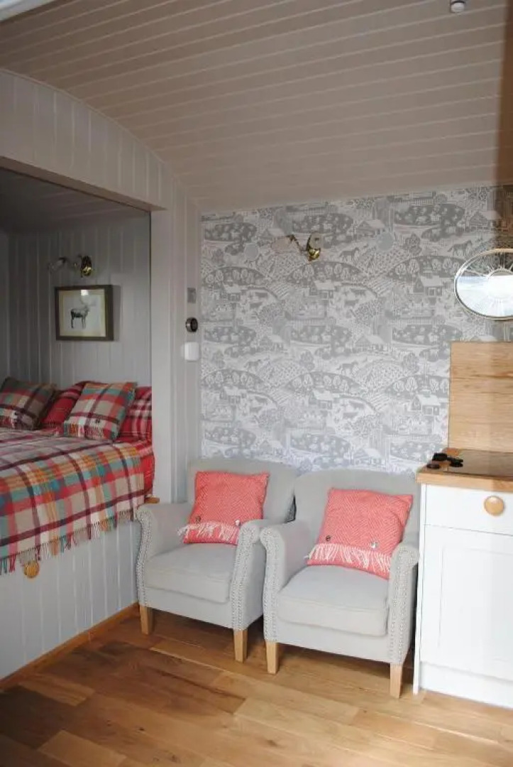 The Little John Petite Cosy Cabin Sleeps 2 Near Sherwood Forest at Fairview Farm Nottingham set in 88 acres