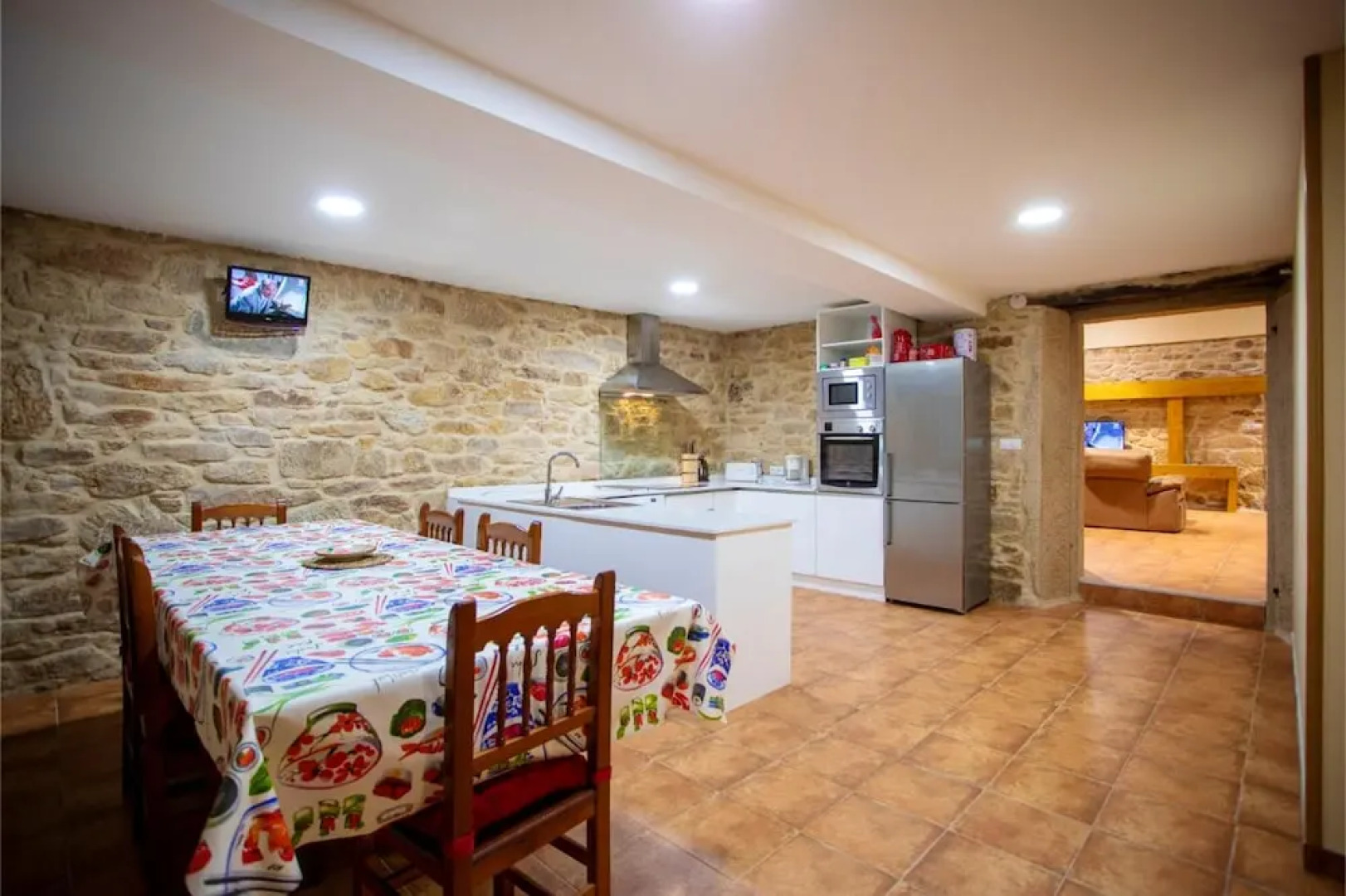 House With 3 Bedrooms in Goiás, Lalín, With Wonderful sea View, Terrace and Wifi