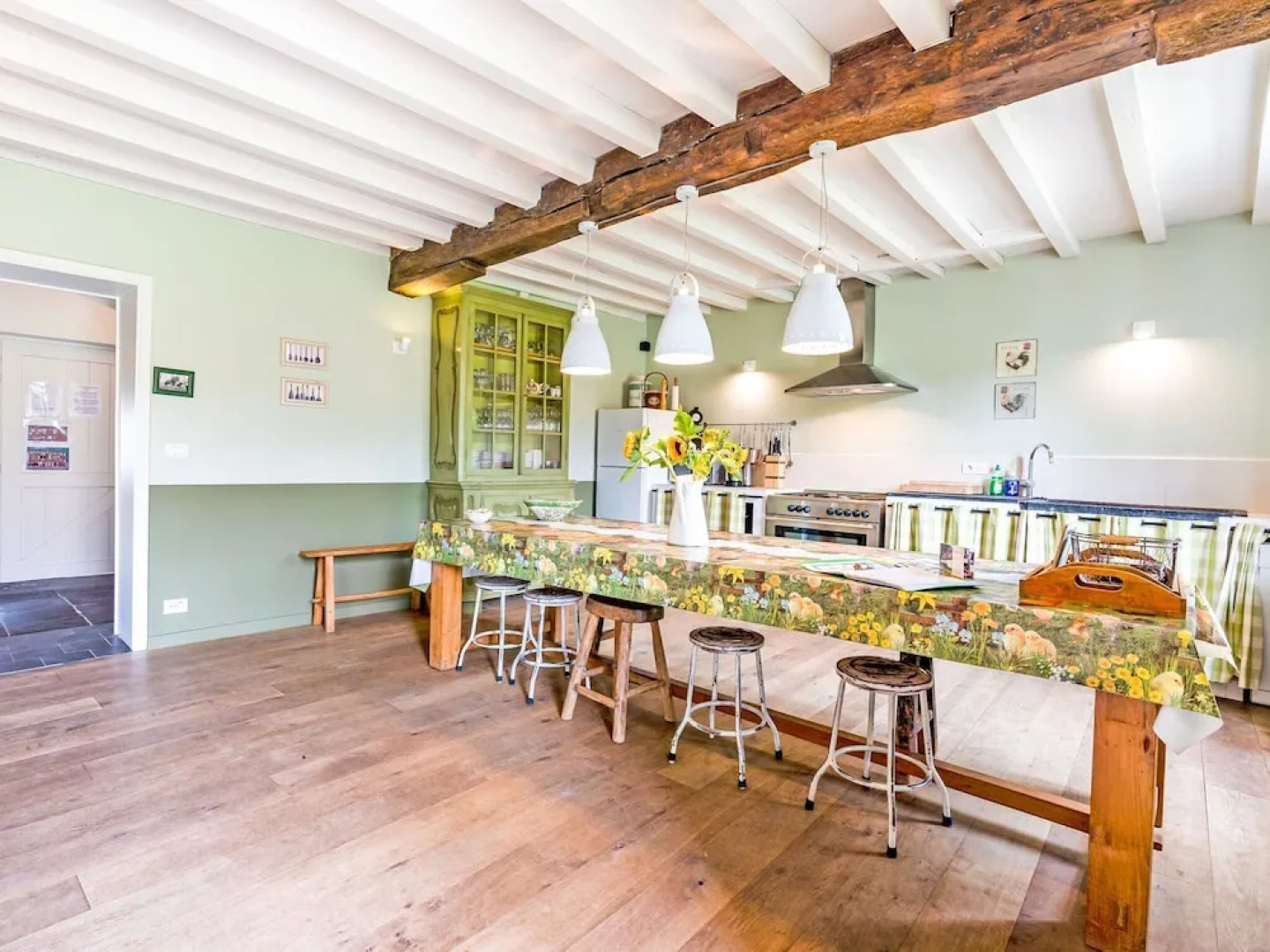 Manor House in Farm Complex in Middle of Polder Landscape near Damme