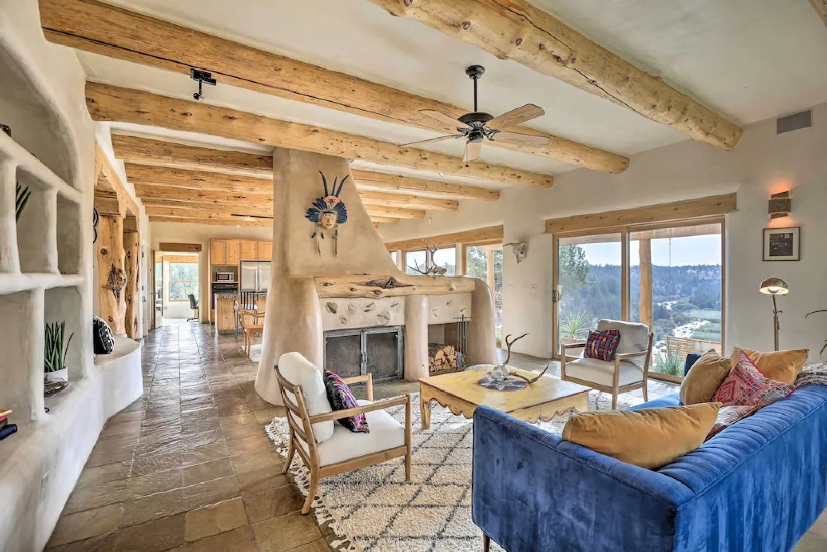 Adobe Home - River & Mtn Views w/ Hot Tub!