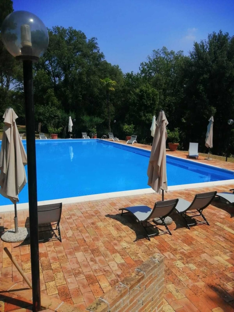 double twin room private bathroom for swimming pool use