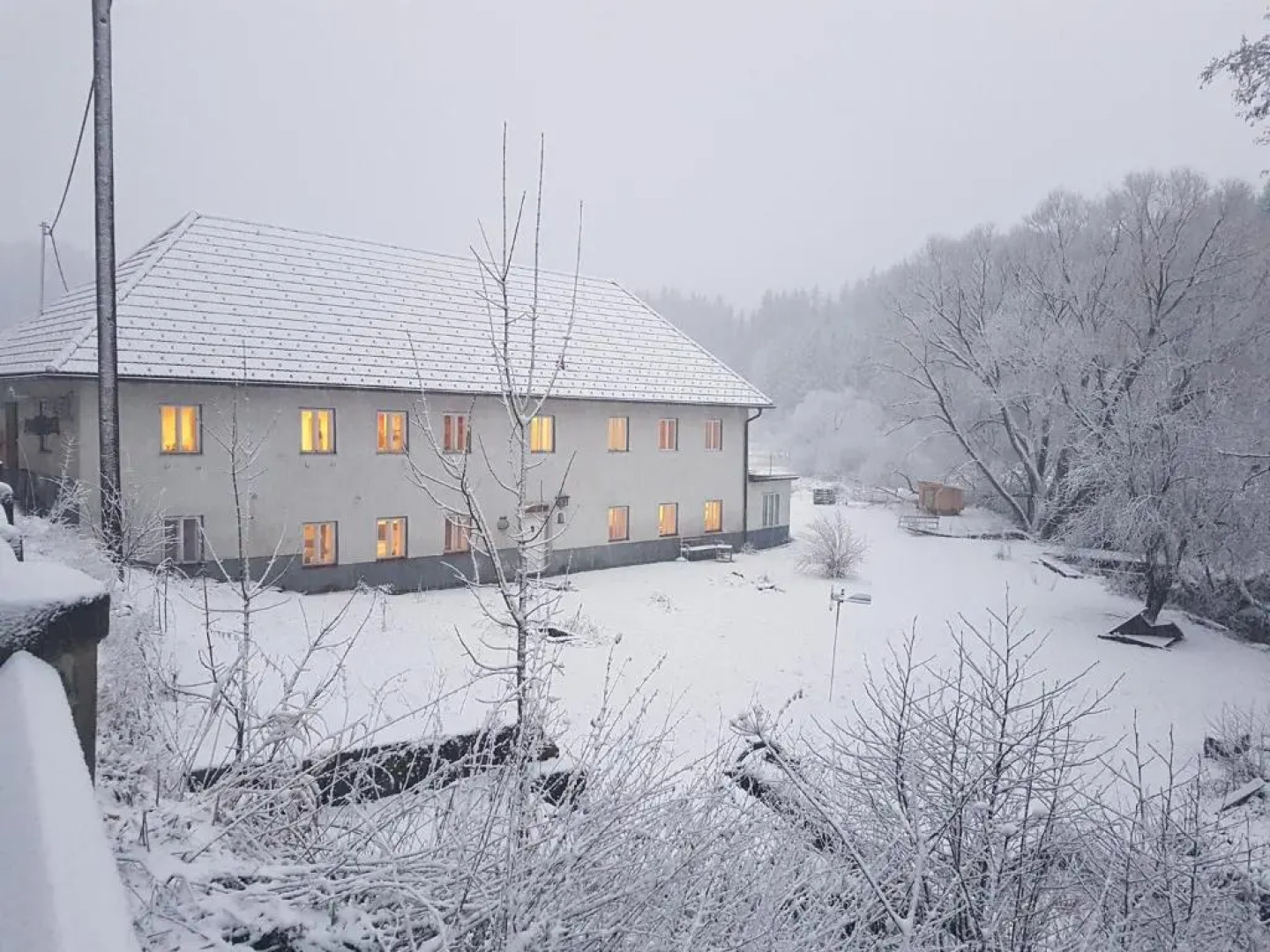 Grüne Wiese - Gäste-Minibungalow in der Edermühle