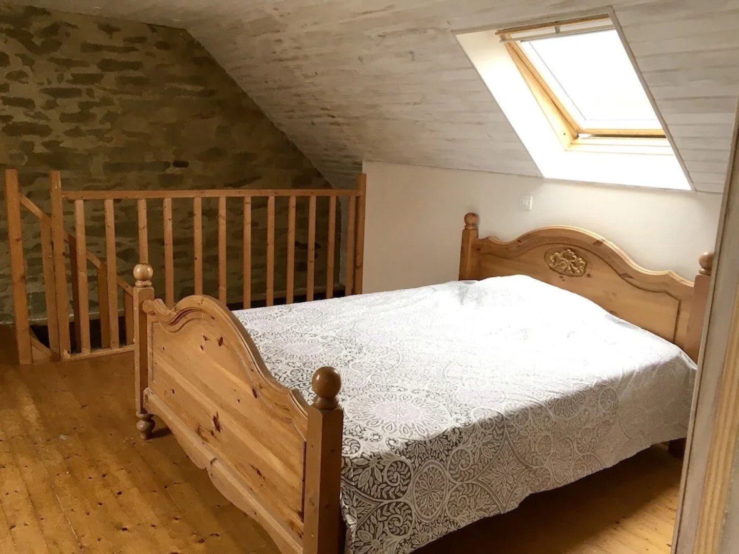 House With one Bedroom in Plounérin, With Pool Access, Furnished Garde