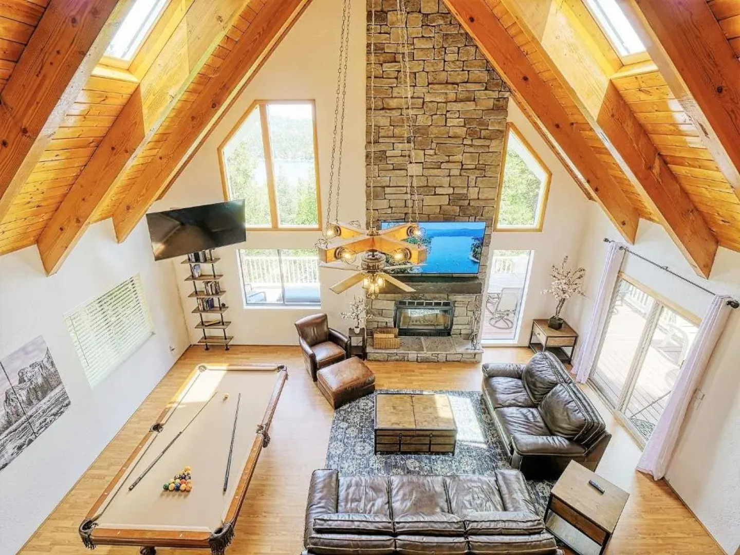 Love It Up Here! at Lake Arrowhead Lakeview 5 bedrooms 2 lofts 4 decks