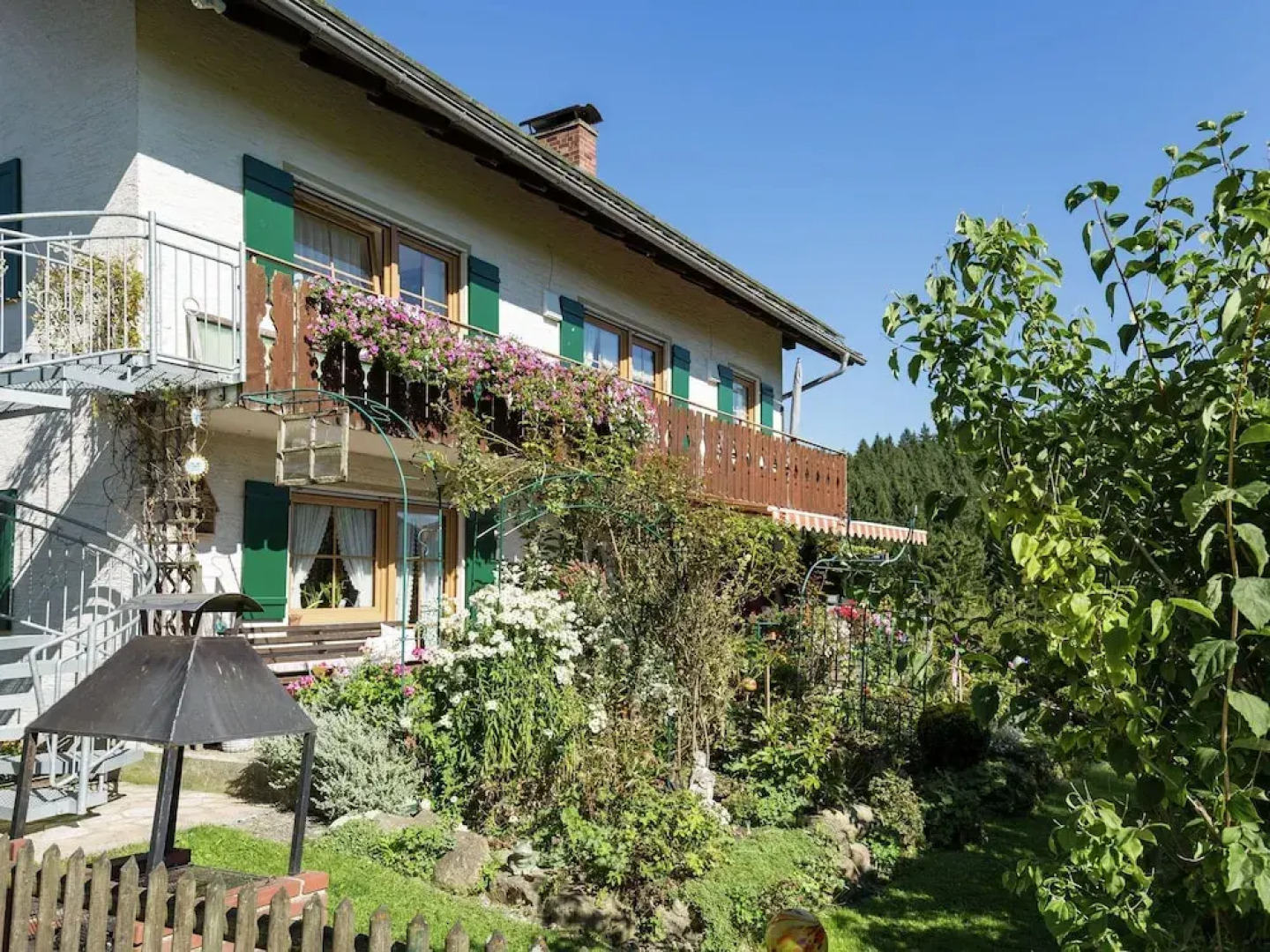 Hill View Farmhouse In Gogel Garden Balcony Barbecue