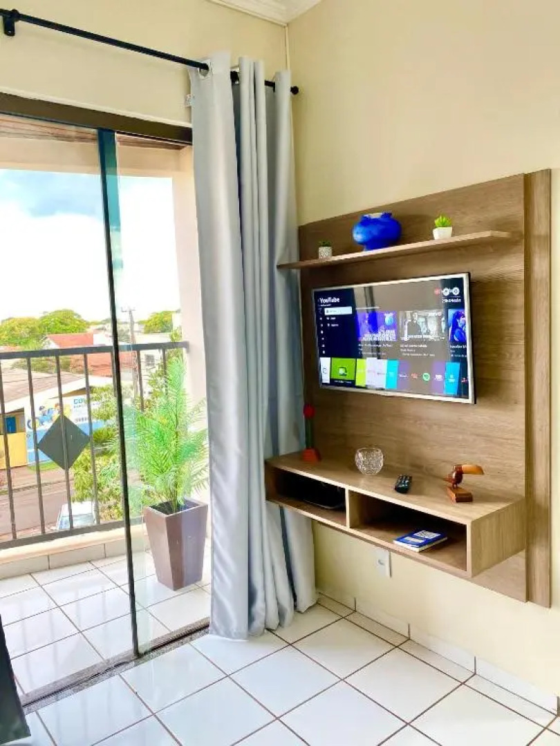 Apto charmoso na V Planalto prox Shopping Wifi ArCond Home Office em Dourados CPflats